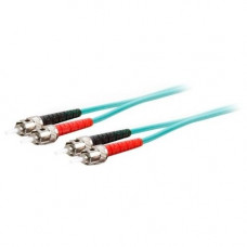 AddOn 20m ST (Male) to ST (Male) Aqua OM4 Duplex Fiber OFNR (Riser-Rated) Patch Cable - 100% compatible and guaranteed to work in OM4 and OM3 applications - RoHS, TAA Compliance ADD-ST-ST-20M5OM4