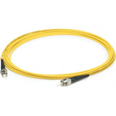 AddOn 91m ST (Male) to ST (Male) Straight Yellow OS2 Simplex Plenum Fiber Patch Cable - 298.56 ft Fiber Optic Network Cable for Network Device - First End: 1 x ST Male Network - Second End: 1 x ST Male Network - Patch Cable - Plenum - 9/125 &micro;m -