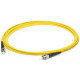 AddOn 50cm ST (Male) to ST (Male) Straight Yellow OS2 Simplex Plenum Fiber Patch Cable - 1.64 ft Fiber Optic Network Cable for Network Device - First End: 1 x ST Male Network - Second End: 1 x ST Male Network - Patch Cable - Plenum - 9/125 &micro;m - 