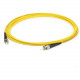 AddOn Fiber Optic Simplex Patch Network Cable - 1.64 ft Fiber Optic Network Cable for Network Device - First End: 1 x ST Male Network - Second End: 1 x ST Male Network - Patch Cable - OFNR - 9/125 &micro;m - Yellow - 1 ADD-ST-ST-0-5MS9SMF