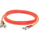 AddOn 3m ST (Male) to ST (Male) Orange OM2 Duplex Fiber OFNR (Riser-Rated) Patch Cable - 100% compatible and guaranteed to work ADD-ST-ST-3M5OM2