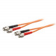 AddOn 3m ST (Male) to ST (Male) Orange OM1 Duplex Fiber OFNR (Riser-Rated) Patch Cable - 100% compatible and guaranteed to work - TAA Compliance ADD-ST-ST-3M6MMF