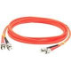 AddOn 40m ST (Male) to ST (Male) Orange OM1 Duplex Fiber OFNR (Riser-Rated) Patch Cable - 100% compatible and guaranteed to work ADD-ST-ST-40M6MMF