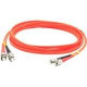 AddOn 40m ST (Male) to ST (Male) Orange OM1 Duplex Fiber OFNR (Riser-Rated) Patch Cable - 100% compatible and guaranteed to work ADD-ST-ST-40M6MMF