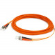 AddOn 65m ST (Male) to ST (Male) Orange OM1 Duplex Fiber OFNR (Riser-Rated) Patch Cable - 100% compatible and guaranteed to work ADD-ST-ST-65M6MMF