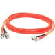 AddOn 9m ST (Male) to ST (Male) Orange OM1 Duplex Fiber OFNR (Riser-Rated) Patch Cable - 100% compatible and guaranteed to work ADD-ST-ST-9M6MMF