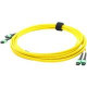 AddOn 25m MPO (Female) to MPO (Female) 24-strand Yellow OS1 Straight Fiber Trunk Cable - 100% compatible and guaranteed to work - RoHS, TAA Compliance ADD-TC-25M24-2MPF1