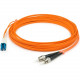 AddOn 10m LC (Male) to ST (Male) Orange OM2 Duplex Fiber OFNR (Riser-Rated) Patch Cable - 100% compatible and guaranteed to work ADDSTLC10M5OM2