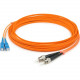 AddOn 10m SC (Male) to ST (Male) Orange OM2 Duplex Fiber OFNR (Riser-Rated) Patch Cable - 100% compatible and guaranteed to work ADDSTSC10M5OM2