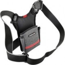 Distinow Agora Edge Carrying Case (Holster) PAX Handheld Terminal - Gray - Polyester - Holster, Waist Strap, Sling Strap, Shoulder Strap, Belt Clip, Belt Loop - 6" Height x 1" Width x 3" Depth - 1 Pack AH3362DW:A920