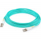 AddOn 1m AJ834A Compatible LC (Male) to LC (Male) Aqua OM3 Duplex Fiber OFNR (Riser-Rated) Patch Cable - 100% compatible and guaranteed to work - TAA Compliance AJ834A-AO