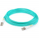 AddOn 5m AJ836A Compatible LC (Male) to LC (Male) Aqua OM3 Duplex Fiber OFNR (Riser-Rated) Patch Cable - 100% compatible and guaranteed to work - TAA Compliance AJ836A-AO