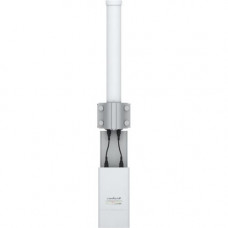 UBIQUITI Next-Gen 2x2 Dual Polarity MIMO Omni Antenna - Range - SHF - 5.45 GHz to 5.85 GHz - 10 dBi - Base StationPole - Omni-directional AMO-5G10