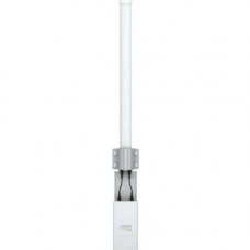 UBIQUITI Next-Gen 2x2 Dual Polarity MIMO Omni Antenna - Range - SHF - 5.45 GHz to 5.85 GHz - 13 dBi - Base StationPole - Omni-directional AMO-5G13