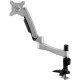 Amer Mounts Long Articulating Monitor Arm with Grommet Base for 15"-26" LCD/LED Screens - Supports up to 22lb monitors, +90/- 20 degree tilt and VESA 75/100 - TAA Compliance AMR1APL