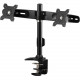 Amer Mounts Clamp Based Dual Monitor Mount for two 15"-24" LCD/LED Flat Panel Screens - Supports up to 26.5lb monitors, +/- 20 degree tilt, and VESA 75/100 - TAA Compliance AMR2C