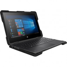 InfoCase x360 Rugged Snap-On Case - For Chromebook - Clear - Damage Resistant, Drop Resistant, Scratch Resistant, Anti-slip, Shock Resistant, Heat Resistant - Polycarbonate, Thermoplastic Polyurethane (TPU) - Rugged AO-SNP-CBX360G3