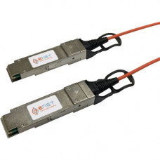 Enet Components Arista Compatible AOC-Q-Q-40G-30M Functionally Identical 40G QSFP+ to QSFP+ Active Optical Cable (AOC) Assembly 30 Meter - Programmed, Tested, and Supported in the USA, Lifetime Warranty" AOC-Q-Q-40G-30M-ENC
