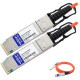 Accortec Fiber Optic Network Cable - 6.60 ft Fiber Optic Network Cable for Network Device - QSFP+ Network - QSFP+ Network - 40 Gbit/s - 1 Pack - TAA Compliant AOC-Q-Q-40G-2M-ACC