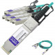 AddOn Fiber Optic Network Cable - 9.84 ft Fiber Optic Network Cable for Network Device - First End: 1 x QSFP28 Network - Second End: 4 x SFP28 Network - 100 Gbit/s - 1 - TAA Compliant - TAA Compliance AOC-Q28-4SFP28-25G-3M-AO