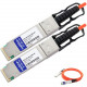 AddOn Dell Compatible TAA Compliant 40GBase-AOC QSFP+ to QSFP+ Direct Attach Cable (850nm, MMF, 150m) - 100% compatible and guaranteed to work - TAA Compliance AOC-QSFP-40G-150M-AO