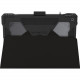 Maxcases Extreme Folio-X Carrying Case (Folio) for 10.2" Apple iPad (7th Generation) Tablet - Black, Clear - Shock Absorbing Corner, Damage Resistant Corner, Drop Resistant Corner, Bump Resistant Corner, Anti-slip Feet, Scratch Resistant, Wear Resist