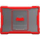 Maxcases Shield Extreme-X for iPad 7 10.2" (Red) - For Apple iPad (7th Generation) Tablet - Textured - Red, Clear - Impact Absorbing, Shock Absorbing, Scratch Resistant, Impact Resistant, Shock Resistant, Vibration Resistant, Anti-slip - Thermoplasti