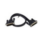 APC - Keyboard / video / mouse (KVM) cable - DB-25 (M) to DB-25 (F) - 2 ft - black - for P/N: AP5808, AP5816, KVM1116R, SC420ICH, SL80KHX214, SURT3000XLICH, SURT3000XLTW - TAA Compliance AP5262