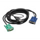APC - Keyboard / video / mouse (KVM) cable - USB, HD-15 (VGA) (M) to HD-15 (VGA) (M) - 25 ft - for P/N: AP5201, AP5202, AP5808, AP5816, KVM1116R AP5823