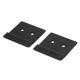 APC - PDU mounting brackets - black - 0U (pack of 2) AP7400