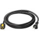 APC - Power cable - NEMA 5-20 (M) to IEC 60320 C19 - AC 120 V - 20 A - 10 ft - black - for P/N: SMT2200I-AR, SMT2200R2I-AR, SMT3000I-AR, SMT3000R2I-AR, SMX2KR2UNCX145 AP8751