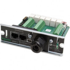 APC Schneider Dry Contact I/O SmartSlot Card - UPS management module - black - for P/N: SMTL1000RMI2UC, SMX1000C, SMX1500RM2UC, SMX1500RM2UCNC, SMX750C, SMX750CNC AP9613