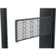 Middle Atlantic Products Mounting Panel, 4 RU, Hinged - Steel - Black - 4U Rack Height - 7" Height - 19" Width - 1.5" Depth APM-4