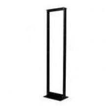 APC NetShelter 2 Post Open Frame Rack - Rack - black - 45U - 19" - for P/N: SCL500RMI1UNC, SMTL1000RMI2UC, SMTL750RMI2UC, SMX1500RM2UC, SMX1500RM2UCNC AR201