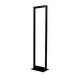 APC NetShelter 2 Post Open Frame Rack - Rack - black - 45U - 19" - for P/N: SCL500RMI1UNC, SMTL1000RMI2UC, SMTL750RMI2UC, SMX1500RM2UC, SMX1500RM2UCNC AR201