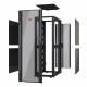 APC NetShelter SX Deep Enclosure Without Doors - Rack - black - 42U - 19" AR3300X610