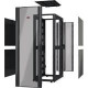 APC NetShelter SX Enclosure - Rack cabinet - black - 42U - 19" AR3350X609