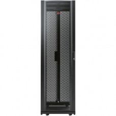 American Power Conversion  APC NetShelter SX AR3810 Enclosure Rack Cabinet with Sides - 42U Wide - Black - 2250 lb x Dynamic/Rolling Weight Capacity - 3000 lb x Static/Stationary Weight Capacity - REACH, RoHS, TAA Compliance AR3810