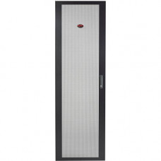 APC NetShelter SV Perforated Flat Door - Rack door - black - 42U - for P/N: NBPD0160A, NBWL0355A, SMX3000HV-BR, SRT1000RMXLI, SRT1000RMXLI-NC, SRT1500RMXLA-NC AR702400