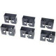 APC Cable Containment Brackets with PDU Mounting - PDU mounting brackets - black - for NetShelter SX AR7710