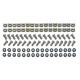 APC M6 Hardware Kit - Rack screws, nuts and washers - for P/N: SMTL1000RMI2UC, SMX1000C, SMX1500RM2UC, SMX1500RM2UCNC, SMX750C, SMX750CNC - TAA Compliance AR8100