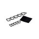 APC - Cable management ring (pack of 10) - for NetShelter ES, NetShelter SX, Netshelter VS, Netshelter VX AR8113A