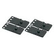 APC - Rack bracket - black - 1U - 19"/23" (pack of 4) AR8150BLK