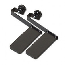 APC - System mounting brackets - black (pack of 2) - for NetShelter SX AR8177BLK