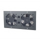 APC NetShelter WX - Rack fan tray - black - 1U - for P/N: SCL400RMJ1U, SCL500RM1UNC, SCL500RMI1UC, SCL500RMI1UNC, SMTL1000RMI2UC, SMTL750RMI2UC AR8206ABLK