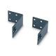 APC - Rack bracket - black (pack of 2) - for NetShelter 4 Post Open Frame Rack AR8417