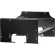 APC - Open bottom cable trough - black AR8580