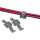 Panduit ARC.68-A-C Wire Clips - Adhesive Backed - Natural - Polypropylene - TAA Compliance ARC.68-A-C