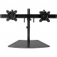 Startech.Com Dual Monitor Stand - Crossbar - Supports Monitors up to 24" - Vesa Mount - Adjustable Computer Monitor Arm - Up to 24" Screen Support - 35.27 lb Load Capacity - 16.1" Height x 37.4" Width - Tabletop, Desktop - Aluminum, St