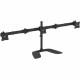 Startech.Com Triple Monitor Stand - Crossbar - Steel & Aluminum - For VESA Mount Monitors up to 27in - Computer Monitor Stand - 3 Monitor Arm - Up to 27" Screen Support - 52.80 lb Load Capacity - 18.2" Height x 11.8" Width - Desktop, Fr